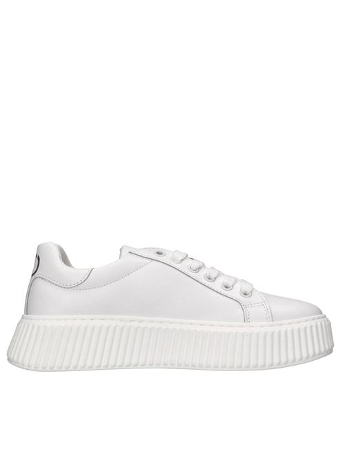 Sneakers in pelle e strass TWINSET | 251GCJ018 00001BIANCO